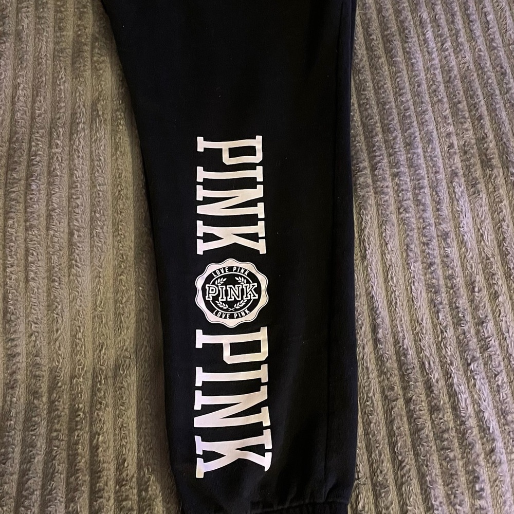 Pink Victoria Secret Joggers. Size Large.